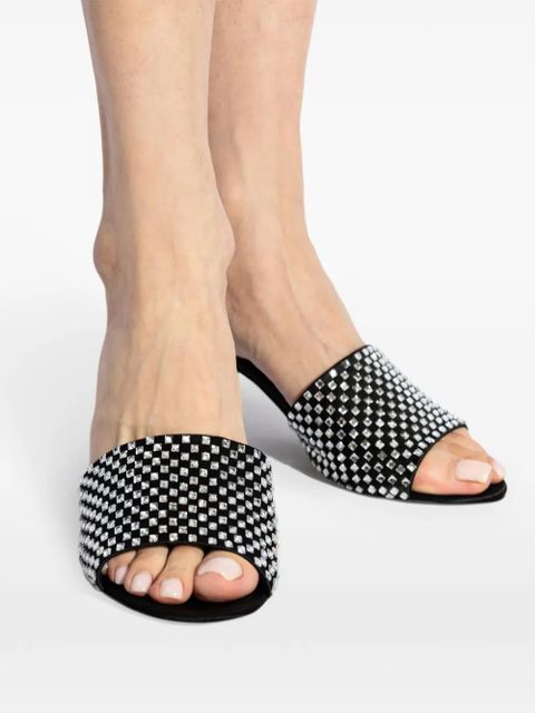 Dolce & Gabbana 65mm Satin Mules - Black