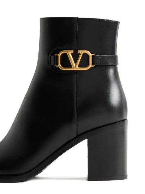 Valentino Garavani 75mm VLogo Signature ankle boots - Black