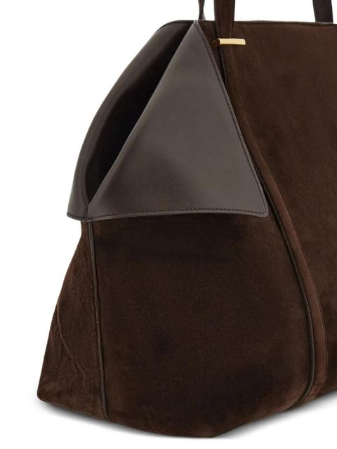 Ferragamo large folded-sides tote bag - Brown
