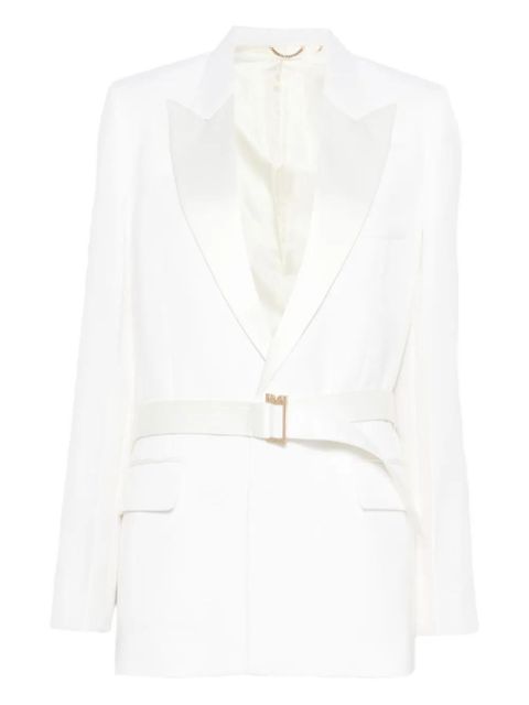 Victoria Beckham peak-lapels blazer - White - zdjęcie produktu nr 1
