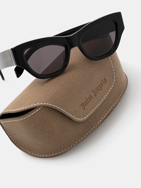 Palm Angels okulary przeciwsłoneczne kolor czarny PERI087_501007