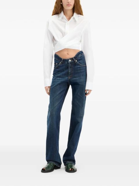 Jean Paul Gaultier The Curved bootcut denim jeans - Blue - zdjęcie produktu nr 2