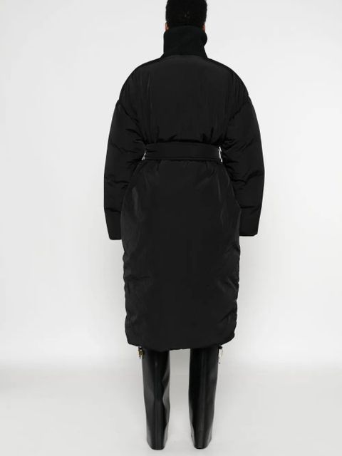 Sportmax quilted parka coat - Black