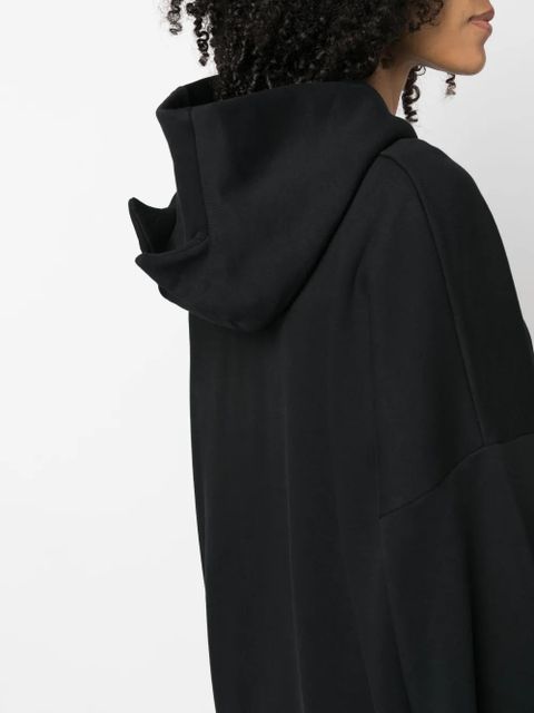Coperni oversize logo-print hoodie - Black