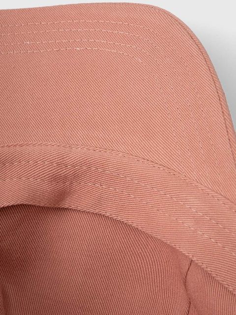 Iceberg czapka z daszkiem bawełniana kolor różowy z nadrukiem