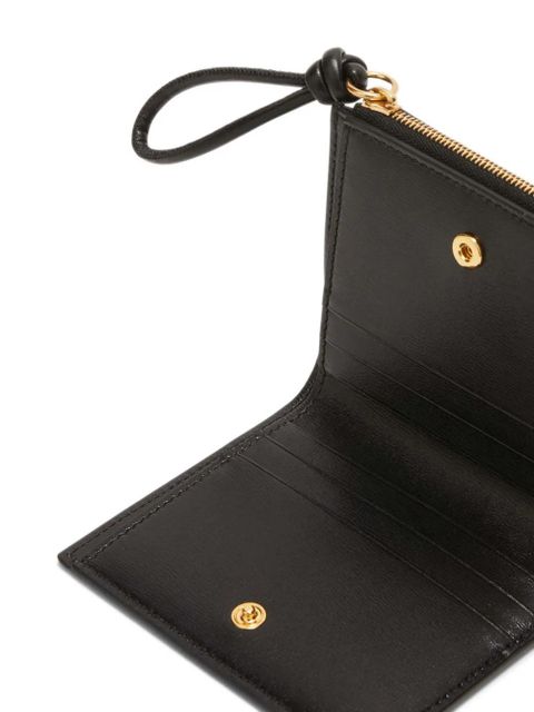 Jil Sander small bi-fold leather purse - Black