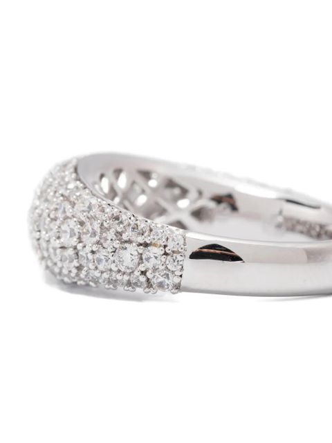 Swarovski Sublima pavé-set dome ring - Silver