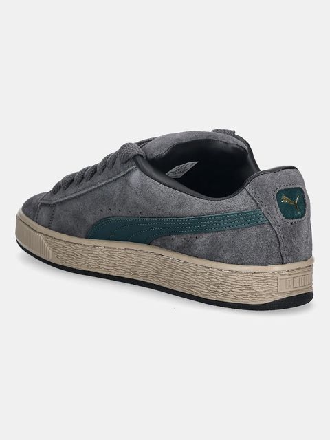 Puma sneakersy skórzane Suede XL kolor szary 395205