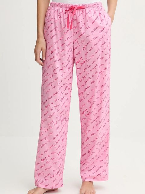 Dkny piżama bawełniana kolor fioletowy bawełniana YI90085