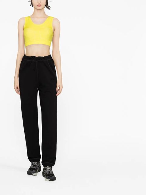 GANNI embroidered-logo track pants - Black - zdjęcie produktu nr 2