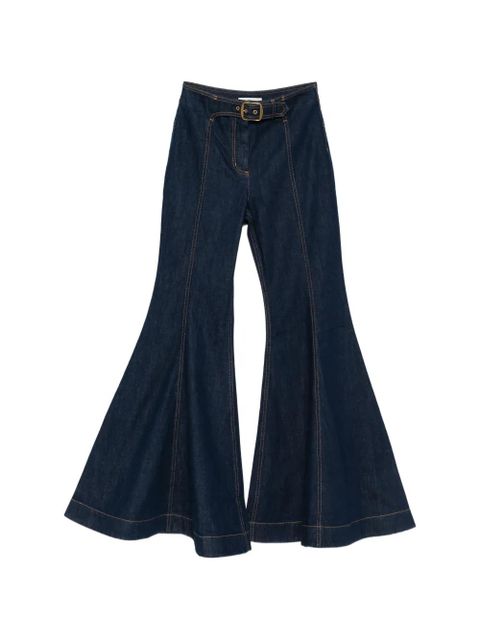 ZIMMERMANN Luna belt-detail jeans - Blue - zdjęcie produktu nr 1
