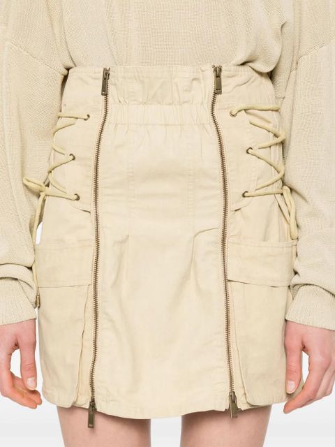 ISABEL MARANT Iteli mini skirt - Neutrals