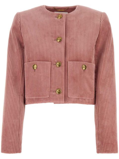 Chloé velvet cropped jacket - Pink - zdjęcie produktu nr 1
