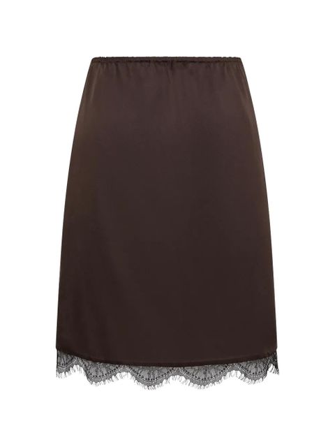 St. Agni lace skirt - Brown