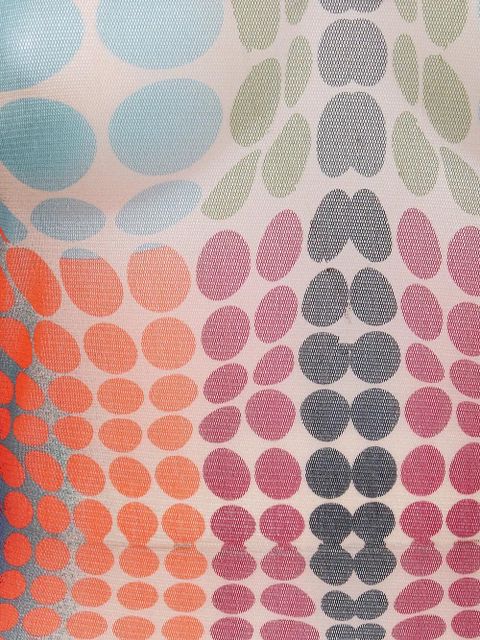 Jean Paul Gaultier turtleneck polka-dot maxi dress - Orange