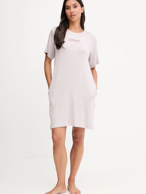 Dkny koszula nocna damska kolor różowy YI30092 - zdjęcie produktu nr 1