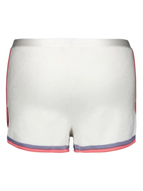 FENDI contrast-trim knit shorts - White - zdjęcie produktu nr 2