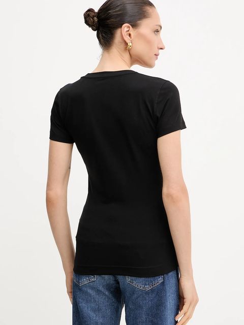 Guess t-shirt ANIMALIER damski kolor czarny W5YI27 J1314