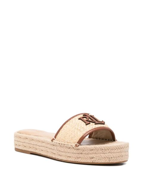 Lauren Ralph Lauren Polly logo-patch espadrilles - Neutrals - zdjęcie produktu nr 2