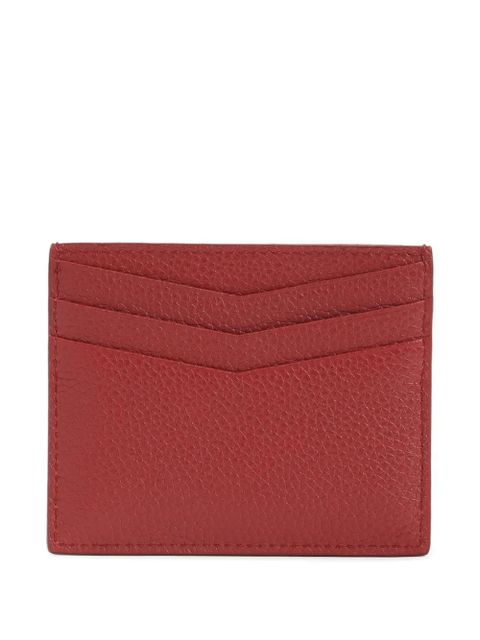 Miu Miu logo leather card holder - Red - zdjęcie produktu nr 2