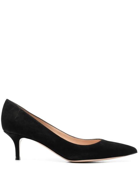 Gianvito Rossi Gianvito 55mm suede pumps - Black - zdjęcie produktu nr 1