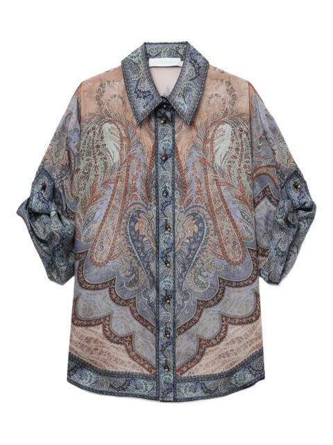 ZIMMERMANN paisley-print blouse - Blue - zdjęcie produktu nr 1