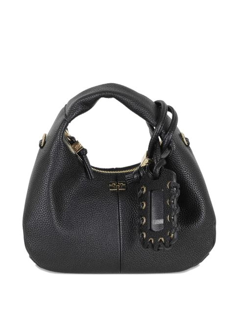 GANNI mini Hobo tote bag - Black - zdjęcie produktu nr 1