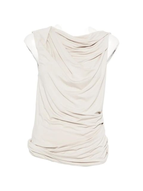 ENTIRE STUDIOS draped sleeveless top - Neutrals - zdjęcie produktu nr 1