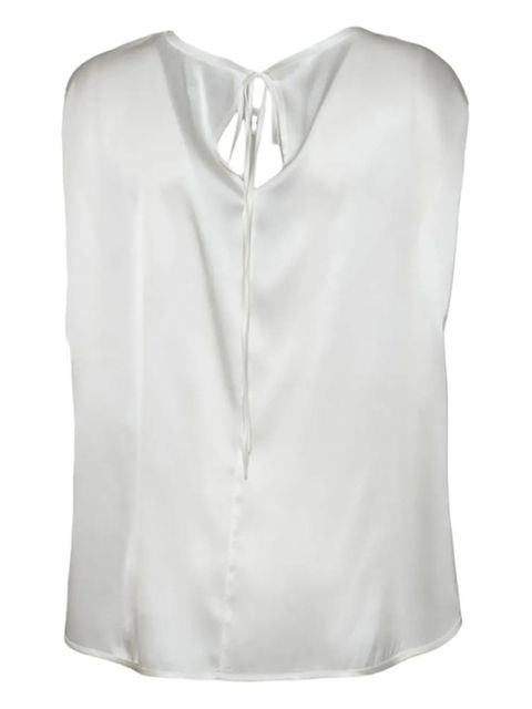 SOLOTRE tie-fastening top - White - zdjęcie produktu nr 2