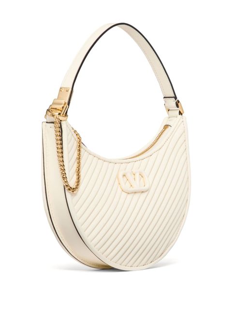 Valentino Garavani mini VLogo Signature Hobo bag - Neutrals