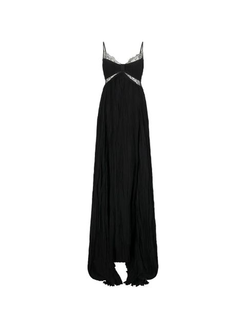 Blumarine lace pleated dress - Black - zdjęcie produktu nr 1