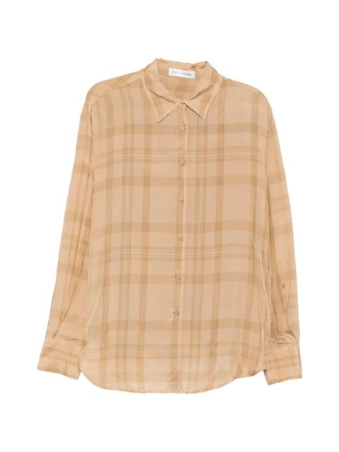 The Frankie Shop Peri check-pattern shirt - Neutrals - zdjęcie produktu nr 1