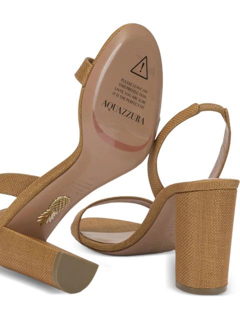 Aquazzura woven slingback sandals - Neutrals
