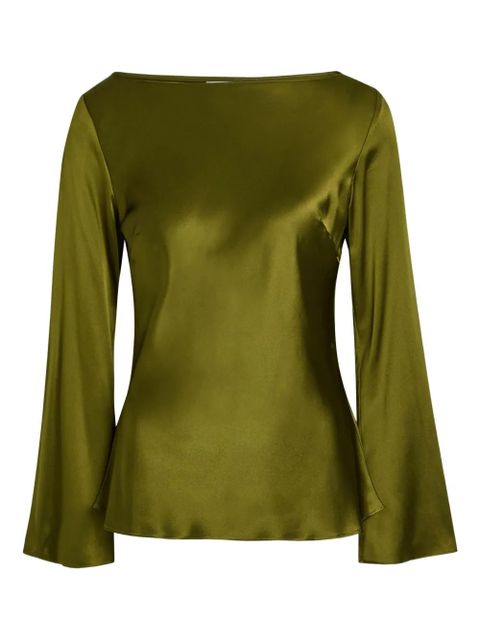 Reformation flared-sleeve top - Green - zdjęcie produktu nr 1