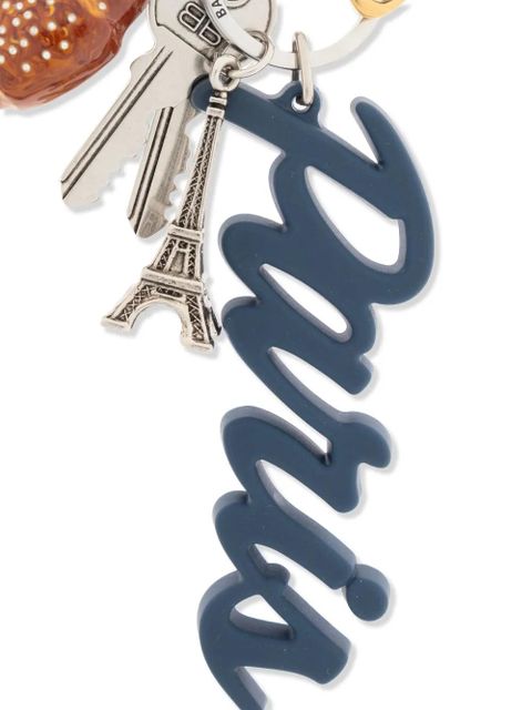 Balenciaga Paris keyring - Blue