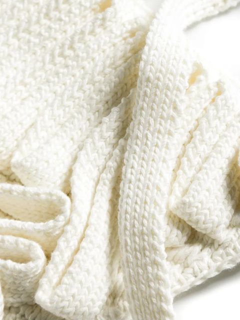 Cult Gaia Carita crochet-knit bikini top - White