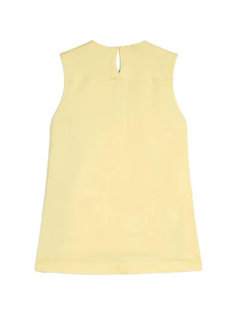 Jil Sander ruffled sleeveless top - Yellow - zdjęcie produktu nr 2