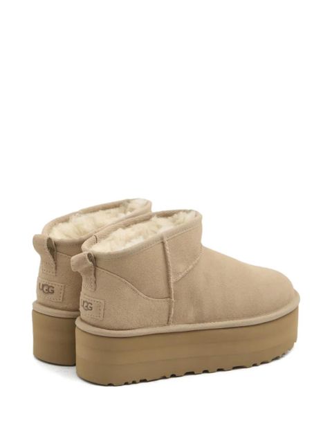 UGG Classic Ultra mini platform boots - Neutrals