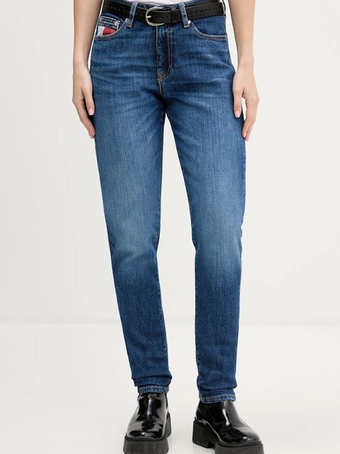 Tommy Jeans jeansy damskie kolor granatowy DW0DW22457 - zdjęcie produktu nr 1