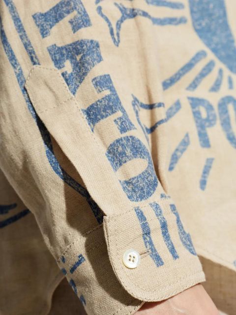 Moschino graphic-print shirt - Neutrals