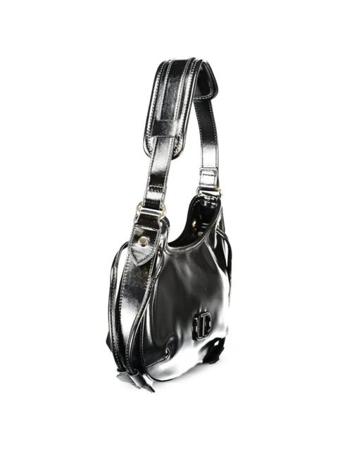 TWINSET logo detail shoulder bag - Black