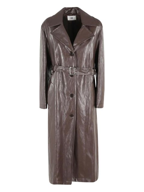 SOLOTRE belted jacket - Brown - zdjęcie produktu nr 1