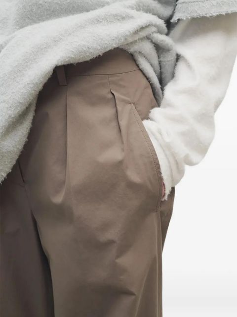 The Row Alfidis wide-leg trousers - Brown