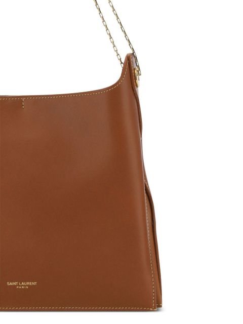 Saint Laurent leather shoulder bag - Brown