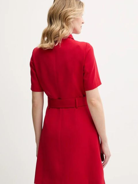 Morgan sukienka RABIK kolor czerwony mini rozkloszowana RABIK