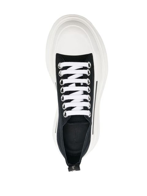 Alexander McQueen Tread Slick lace-up sneakers - Black