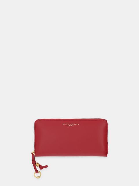 Gianni Chiarini portfel skórzany damski kolor bordowy PF.5042.NA - zdjęcie produktu nr 1