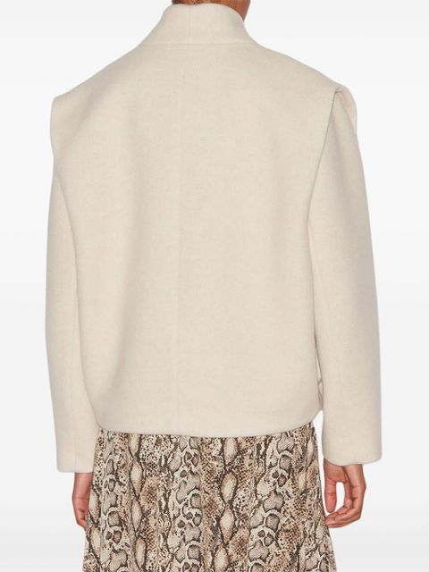 ISABEL MARANT Drogo bomber jacket - White