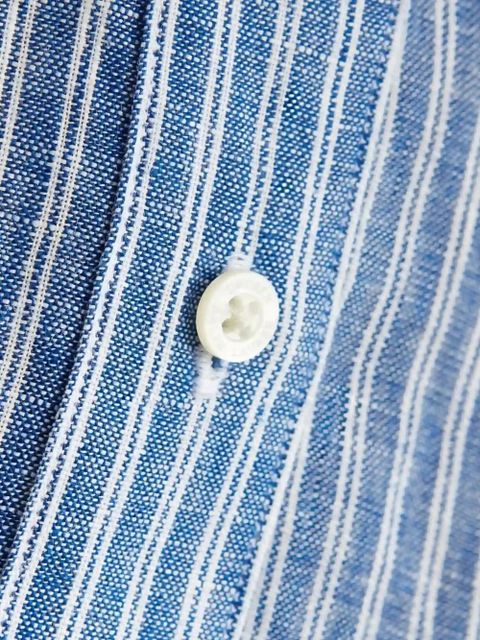 Lauren Ralph Lauren striped buttoned shirt - Blue