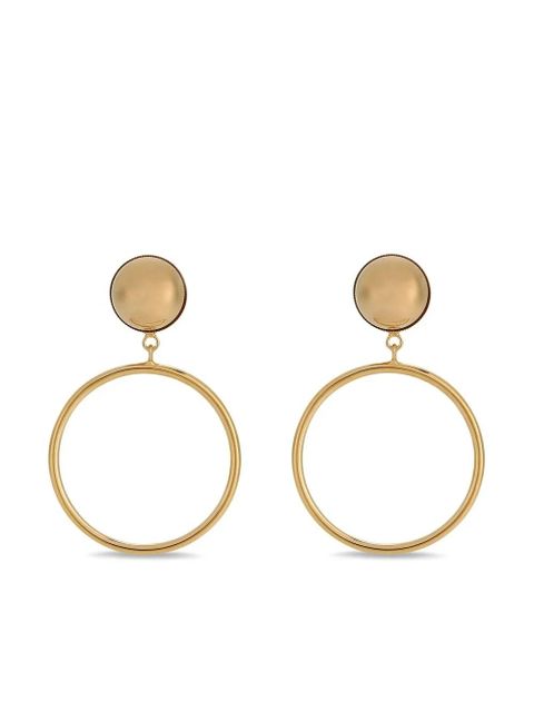 Dolce & Gabbana drop hoop earrings - Gold